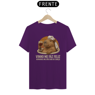 Nome do produto Cam unissex Capivara & Vinho