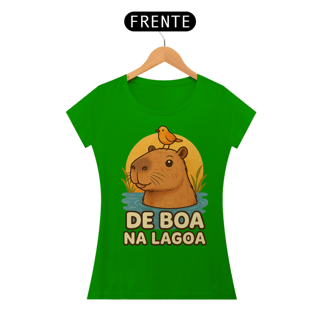 Nome do produto Babylook Capivara de bola na lagoa