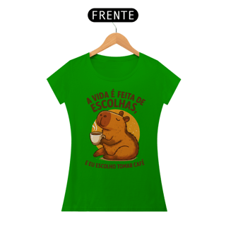Nome do produto Babylook Fem Capivara Café
