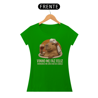 Nome do produto Babylook Fem Capivara & Vinho