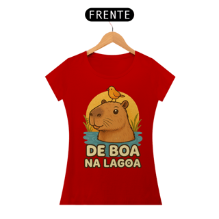 Nome do produto Babylook Capivara de bola na lagoa