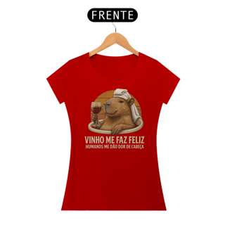 Nome do produto Babylook Fem Capivara & Vinho