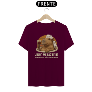Nome do produto Cam unissex Capivara & Vinho