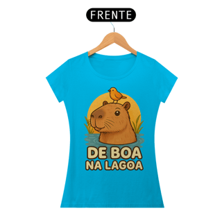 Nome do produto Babylook Capivara de bola na lagoa