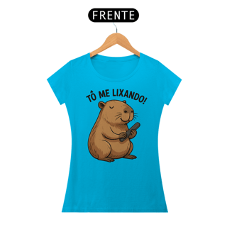 Nome do produto Babylook Fem Capivara To me Lixando