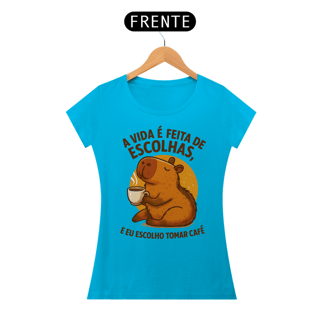 Nome do produto Babylook Fem Capivara Café