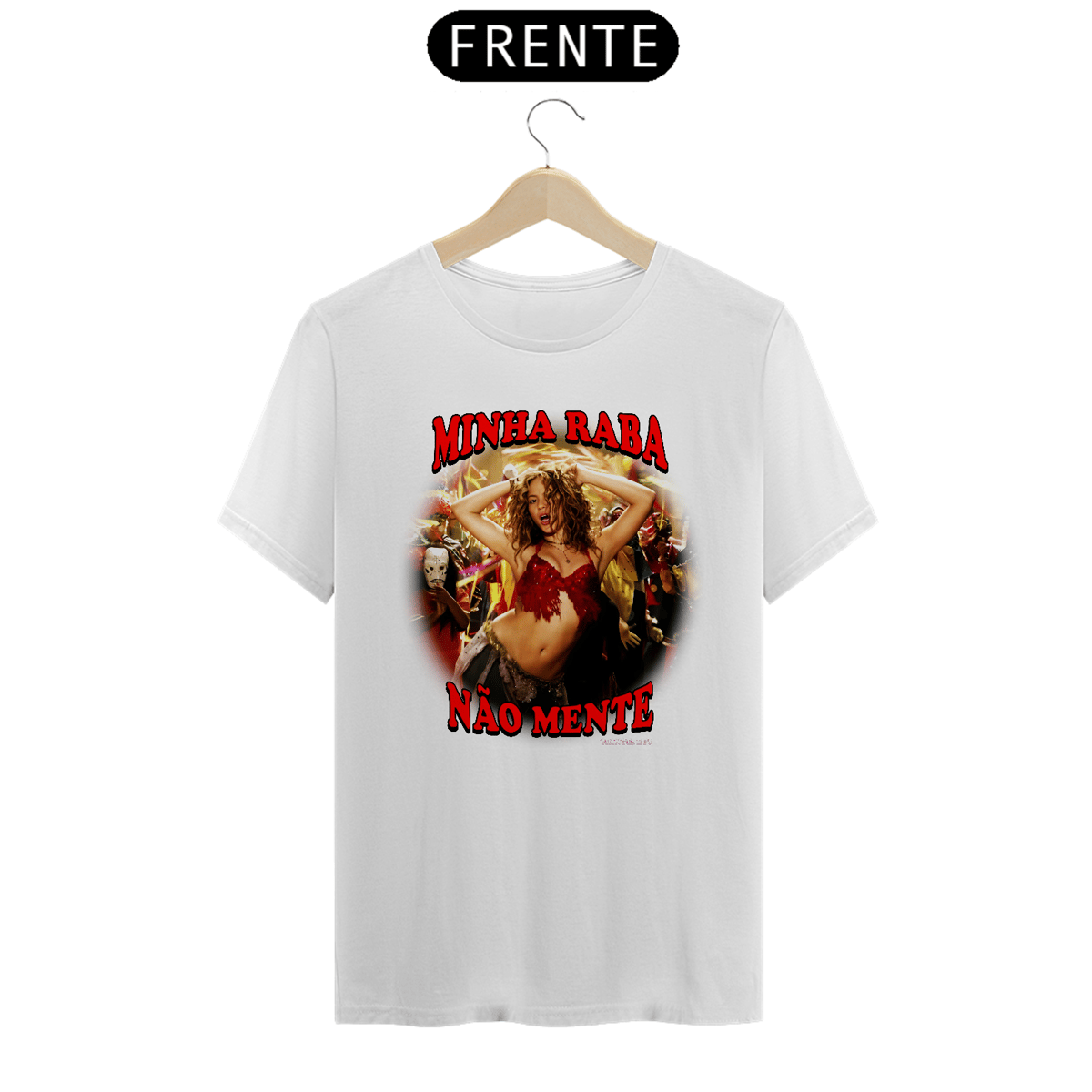 Nome do produto: shakira - raba sincerona (do P ao GG)