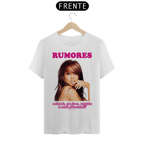 camiseta rumores (do P ao GG)