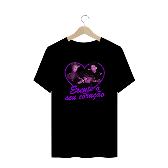 camiseta escute o seu coração (plus size)
