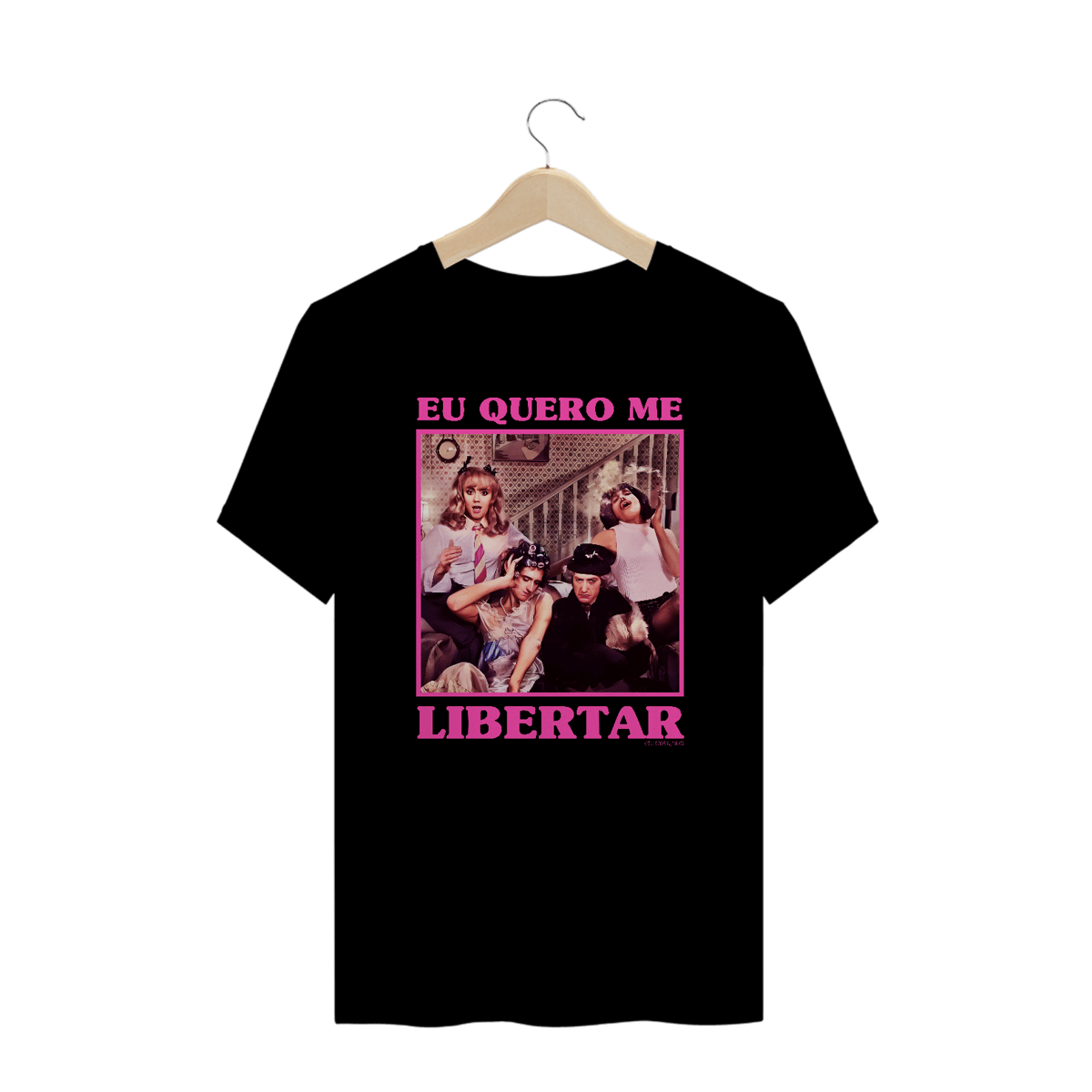 Nome do produto: camiseta eu quero me libertar (plus size)