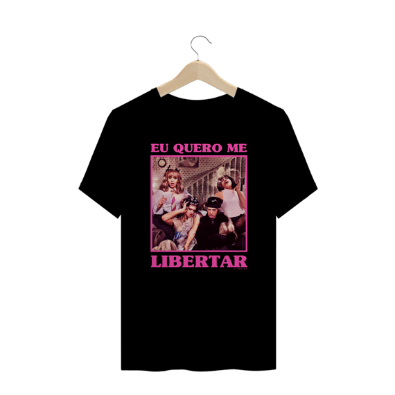camiseta eu quero me libertar (plus size)