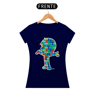 Nome do produto Camisa baby Look - Abraço Autista