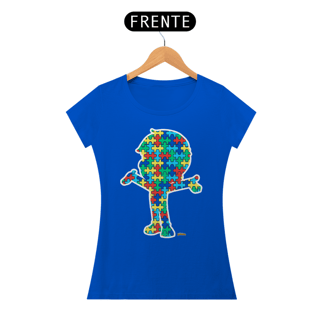 Nome do produto Camisa baby Look - Abraço Autista