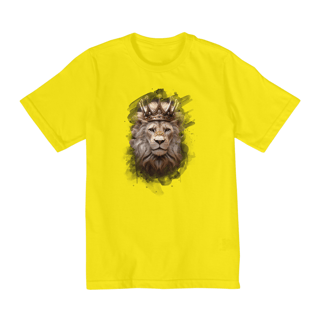 Nome do produto CAMISA QUALITY INFANTIL 10 A 14 | LEÃO COROA DOURADA