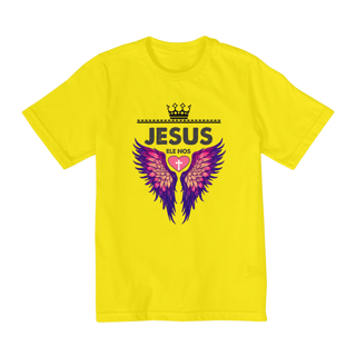 Nome do produto CAMISA QUALITY INFANTIL 2 A 8 | JESUS - ELE NOS AMOU