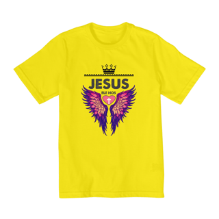 Nome do produto CAMISA QUALITY INFANTIL 10 A 14 | JESUS - ELE NOS AMOU