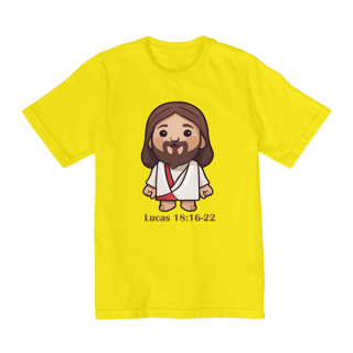 Nome do produto CAMISA QUALITY INFANTIL 2 A 8 | LUCAS 18:16-22