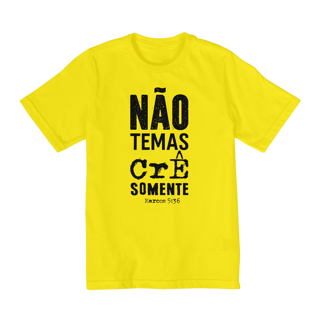 Nome do produto CAMISA QUALITY INFANTIL 10 A 14| MARCOS 5:36