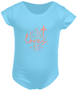 Nome do produto BODY INFANTIL |  JESUS LOVES YOU