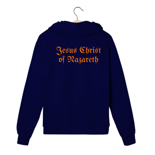 Nome do produto MOLETOM COM ZIPER | JESUS CHRIST OF NAZARETH