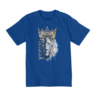 Nome do produto CAMISA QUALITY INFANTIL (10-14) | YESHUA COROA AZUL