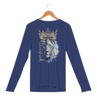 Nome do produto CAMISA MANGA LONGA SPORT DRY UV | YESHUA COROA AZUL
