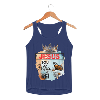 Nome do produto REGATA FEMININA SPORT DRY UV | JESUS - SOU FILHA DO REI