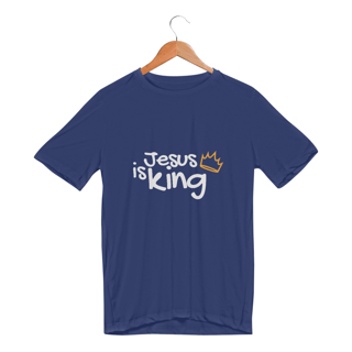 Nome do produto CAMISETA SPORT DRY UV | JESUS IS KING
