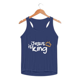 Nome do produto REGATA FEMININA SPORT DRY UV | JESUS IS KING