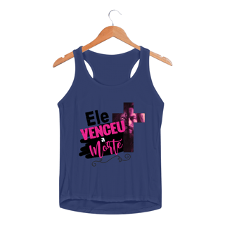 Nome do produto REGATA FEMININA SPORT DRY UV | ELE VENCEU A MORTE