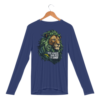 Nome do produto CAMISETA MANGA LONGA SPORT DRY UV | DEUS E O SENHOR 