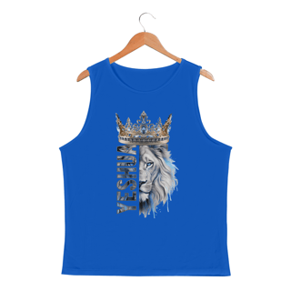 Nome do produto REGATA MASC SPORT DRY UV| YESHUA COROA AZUL