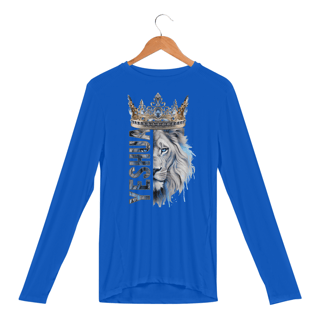 Nome do produto CAMISA MANGA LONGA SPORT DRY UV | YESHUA COROA AZUL