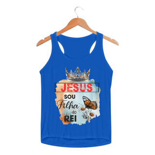 Nome do produto REGATA FEMININA SPORT DRY UV | JESUS - SOU FILHA DO REI