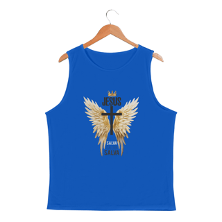 Nome do produto REGATA MASCULINA SPORT DRY UV | JESUS SALVA