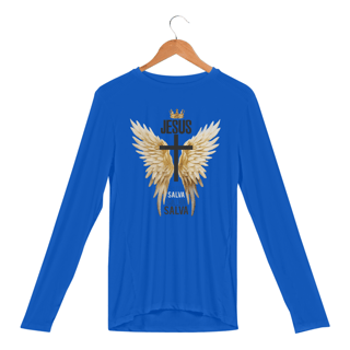 Nome do produto CAMISA MANGA LONGA SPORT DRY UV | JESUS SALVA