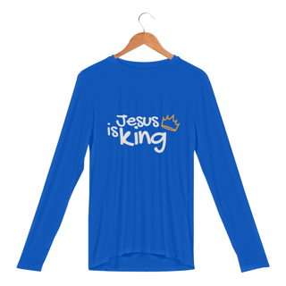 Nome do produto CAMISA MANGA LONGA SPORT DRY UV | JESUS IS KING