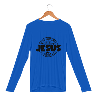 Nome do produto CAMISETA MANGA LONGA SPORT DRY UV| JESUS THE WAY + THE TRUTH + THE LIFE