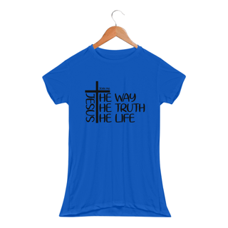 Nome do produto BABY LONG SPORT DRY UV | JESUS THE WAY + THE THUTH + THE LIFE