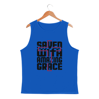Nome do produto REGATA MASCULINA SPORT DRY UV | SAVED WITH AMAZING GRACE