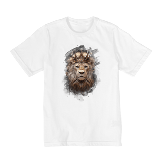 Nome do produto CAMISA QUALITY INFANTIL 2 A 8 | LEÃO COROA DOURADA