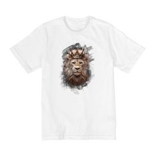 Nome do produto CAMISA QUALITY INFANTIL 10 A 14 | LEÃO COROA DOURADA