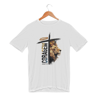 Nome do produto CAMISETA SPORT DRY UV | CORAGEM - JOSUÉ 1:9