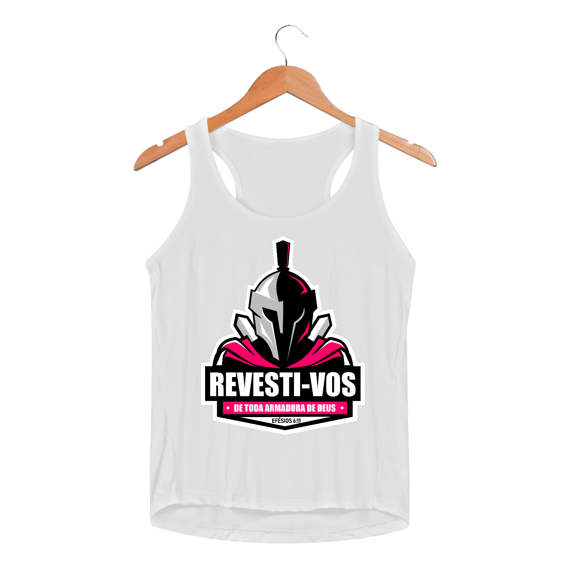 REGATA FEMININA SPORT DRY UV | EFÉSIOS 6:11