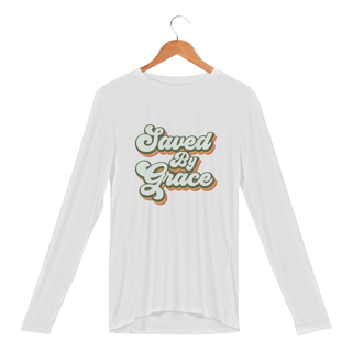 Nome do produto CAMISETA MANGA LONGA SPORT DRY UV|  SAVED BY GRACE
