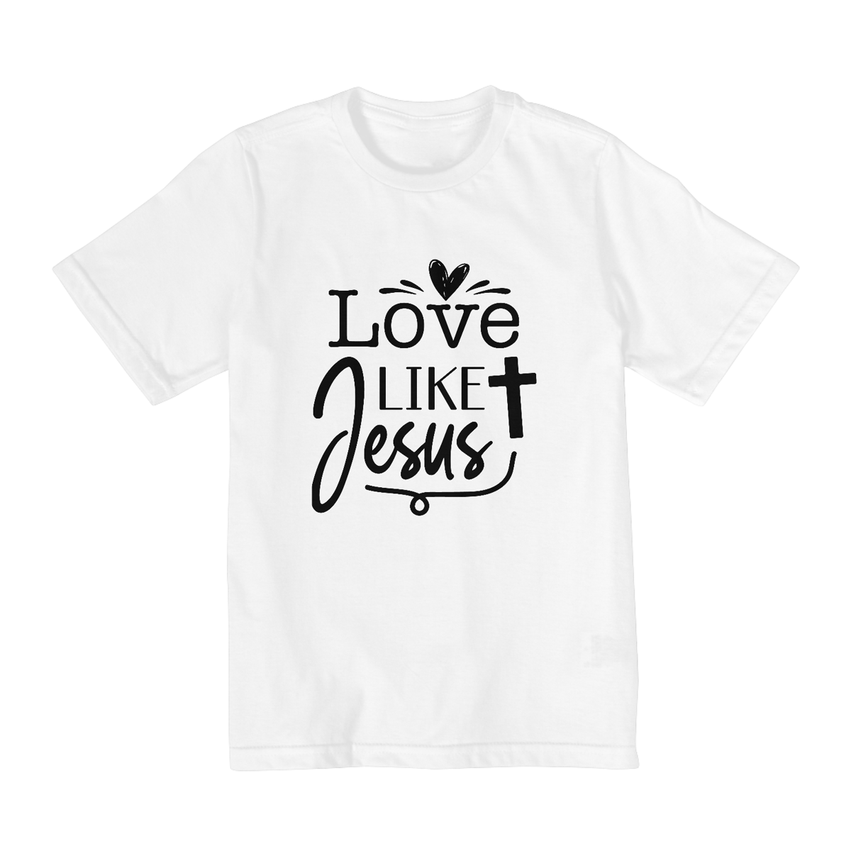 Nome do produto: CAMISA QUALITY INFANTIL 10 A 14| LOVE LIKE JESUS