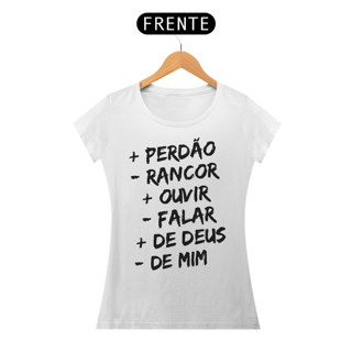 Nome do produto BABY LONG QUALITY | + PERDÂO - RANCOR  + OUVIR - FALAR + DE DEUS - DE MIM