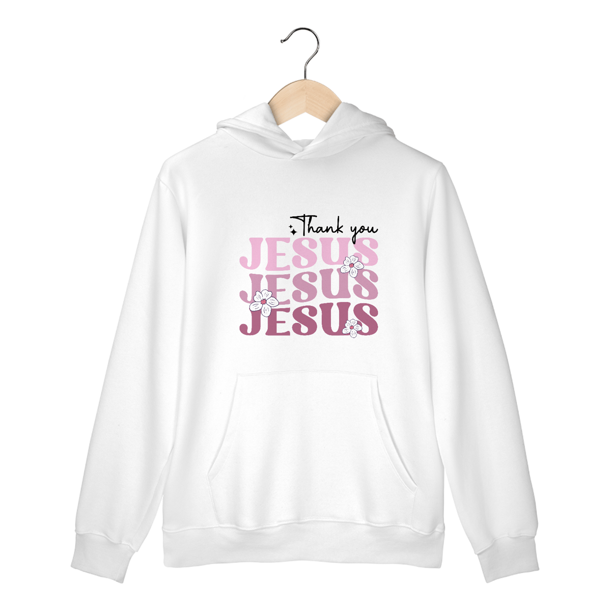 Nome do produto: MOLETOM CANGURU | THANK YOU JESUS