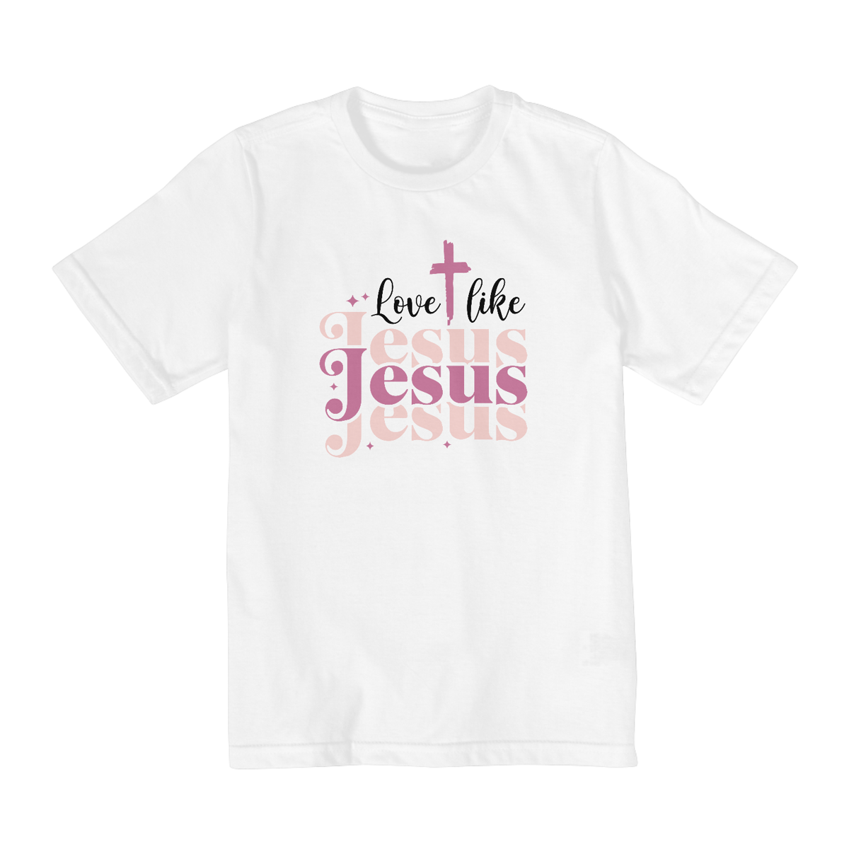 Nome do produto: CAMISA QUALITY INFANTIL 2 A 8 | LOVE LIKE JESUS 1