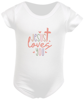 Nome do produto BODY INFANTIL |  JESUS LOVES YOU